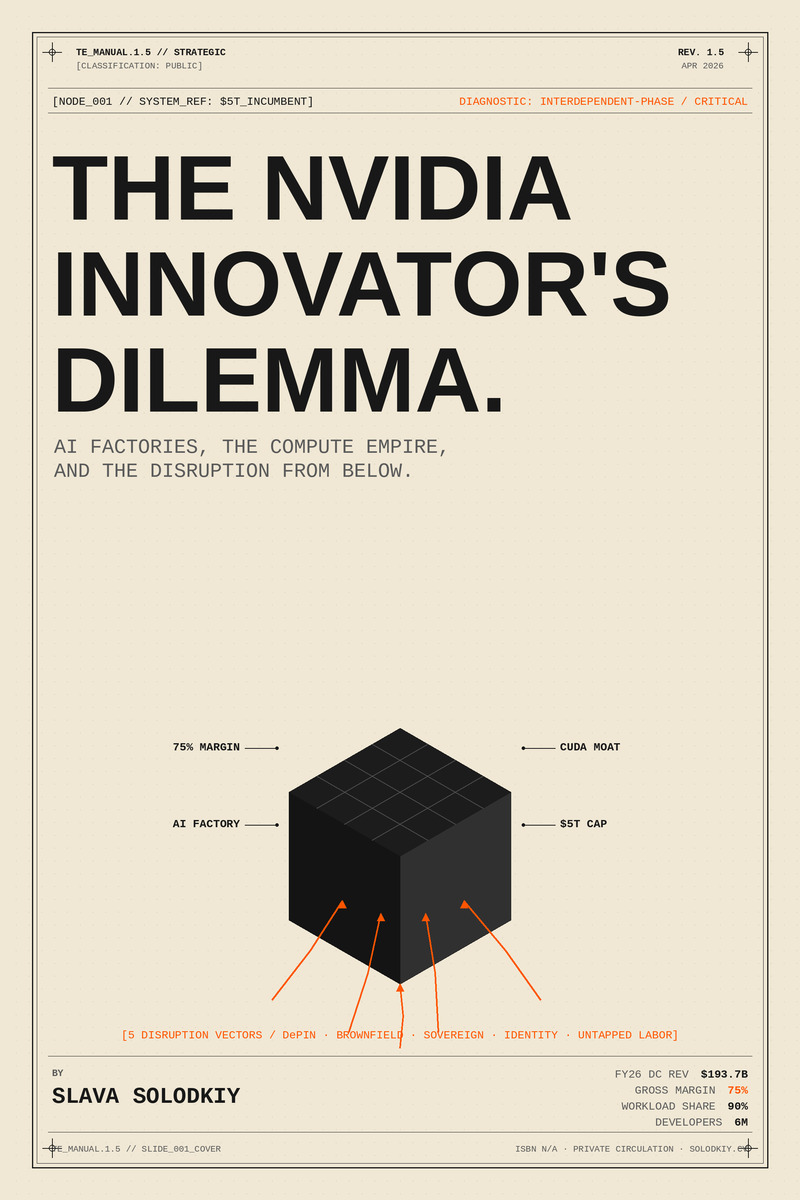 The NVIDIA Innovator's Dilemma cover
